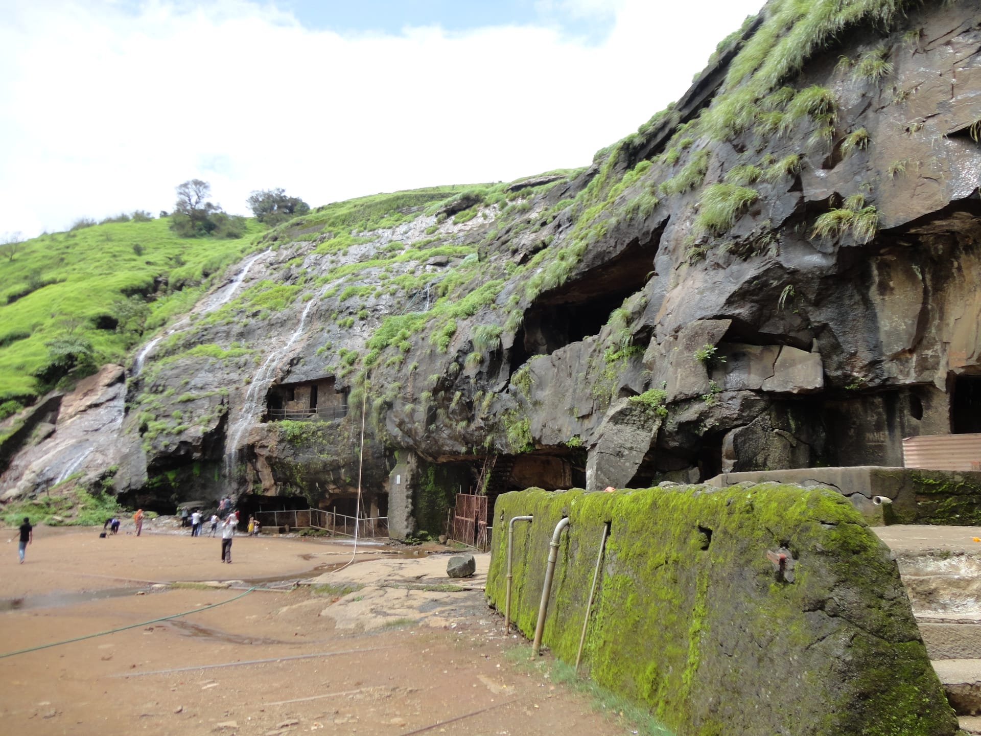 Panoramic view of Karla Caves
