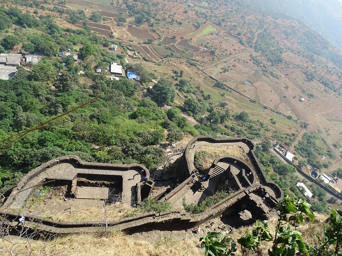View from Lohagad Fort near Karla